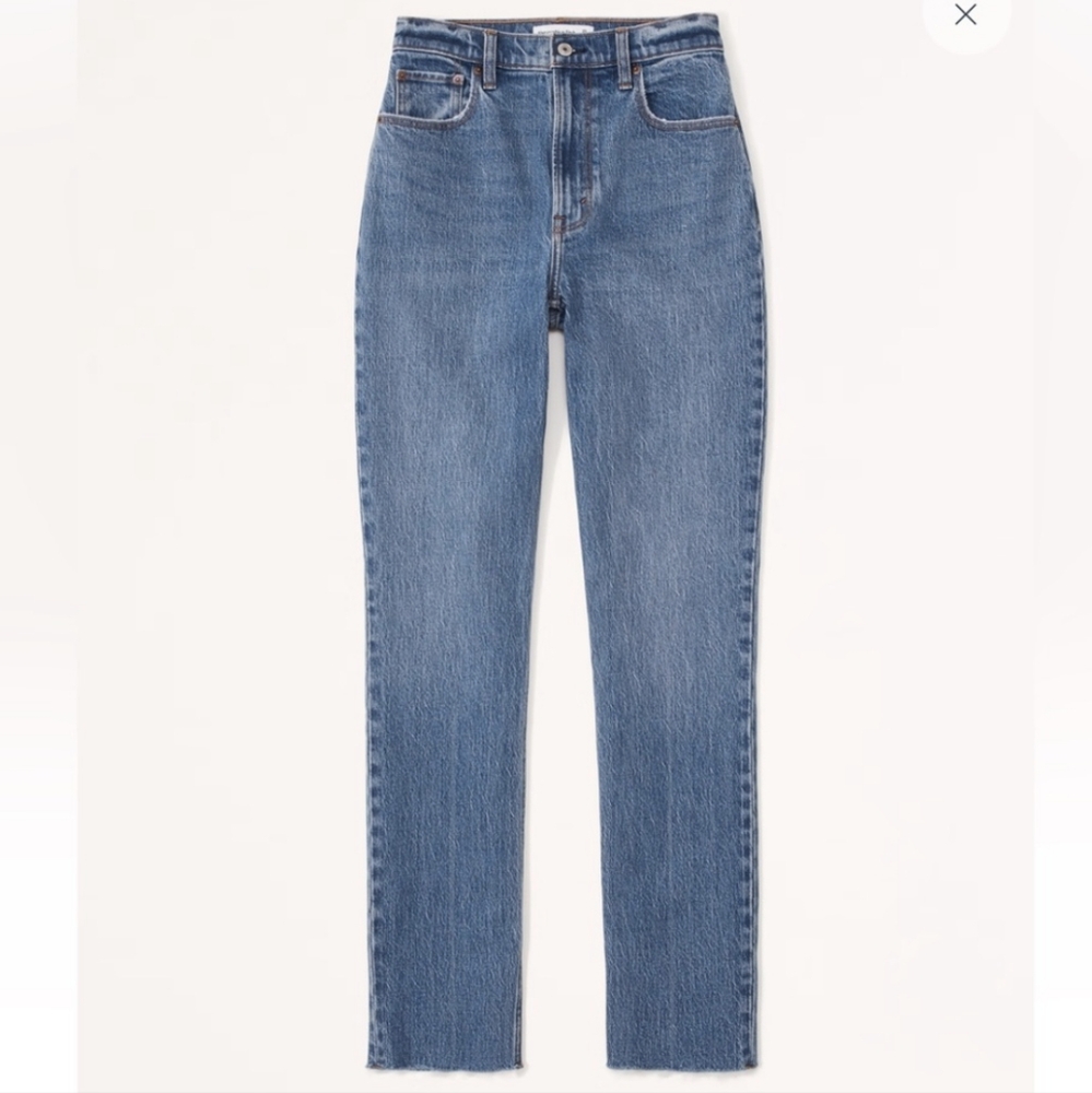 Ab & Fitch The 90's Straight Curve Love Jeans